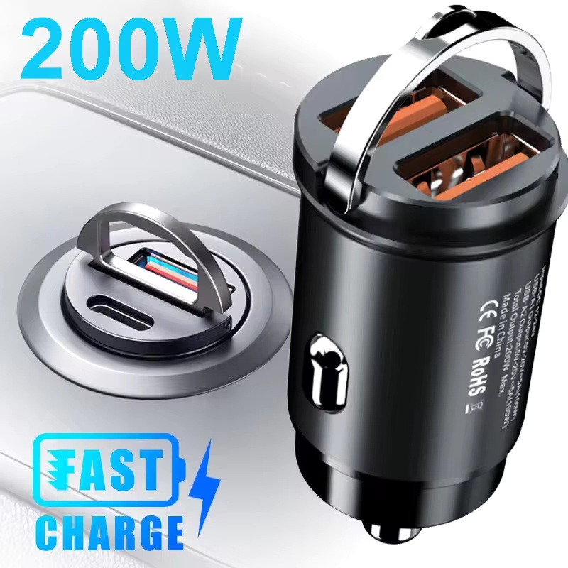 Fast Ev Charger - Pengisi Daya Mobil Mini 200W QC3.0
