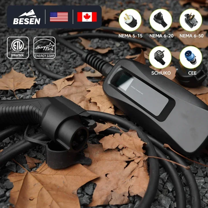BESEN 8.8kW Pengisi Daya EV Po - Portable Ev Charger ulasan dan harga