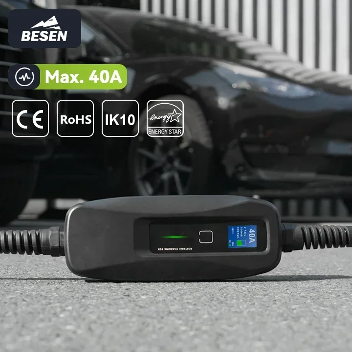 BESEN 8.8kW Pengisi Daya EV Po - Portable Ev Charger ulasan dan harga