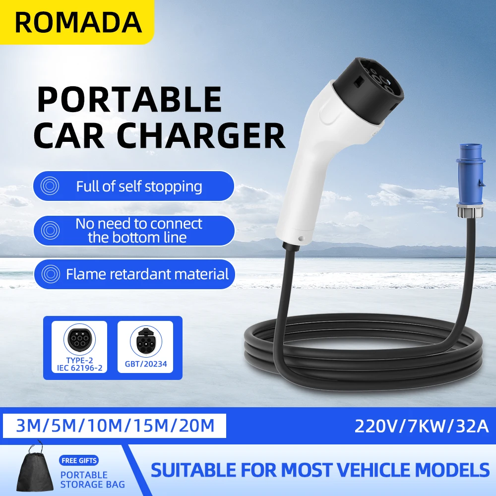 ROMADA Tipe2 IEC62196-2 Untuk  - Ev Charger Adapter ulasan dan harga