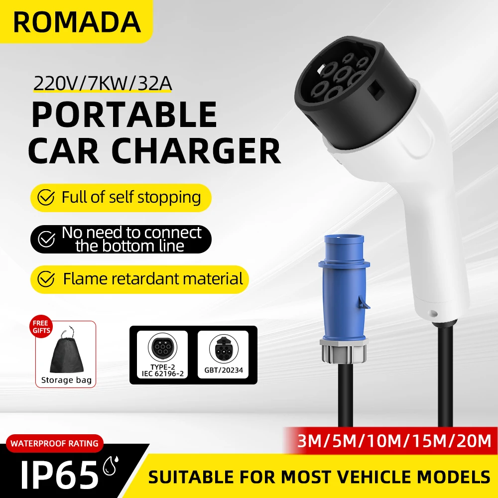 ROMADA Tipe2 IEC62196-2 Untuk  - Ev Charger Adapter ulasan dan harga