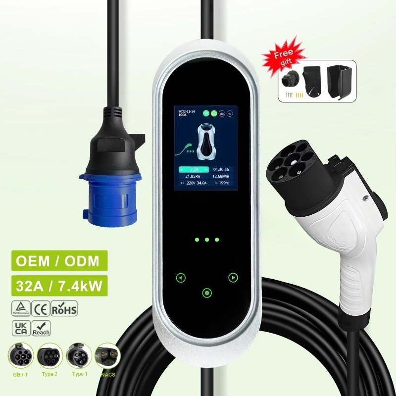 Pengisi Daya EV Portabel GB/T  - Portable Ev Charger ulasan dan harga
