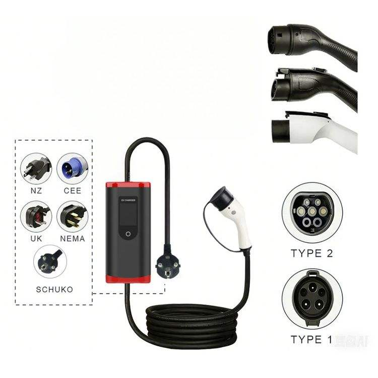 Pengisi Daya EV Portabel 7kw T - Type 2 Charger ulasan dan harga