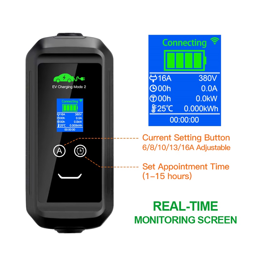 Pengisi Daya EV Portabel AC Kh - Portable Ev Charger ulasan dan harga
